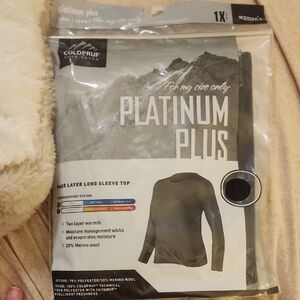 Nwt Sz 16W/18W Coldpruf Platinum Plus Base Layer Top